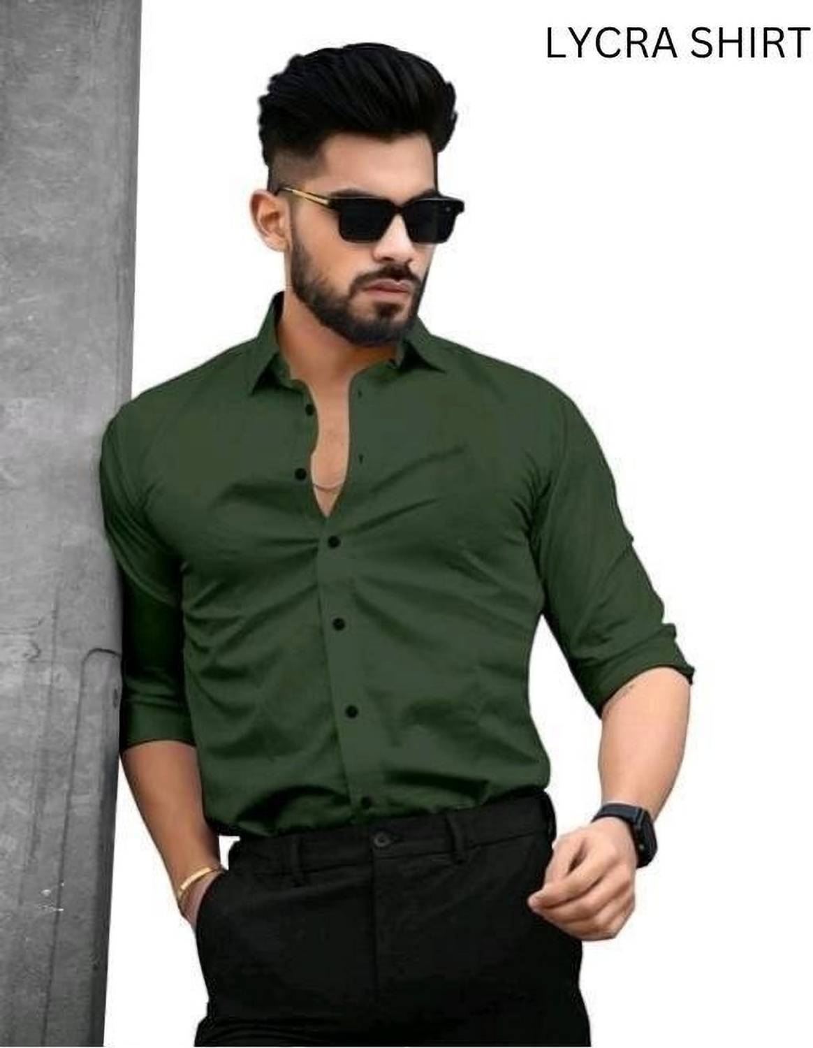 Black Deer Men Shirt Pant Set Black - Image 4