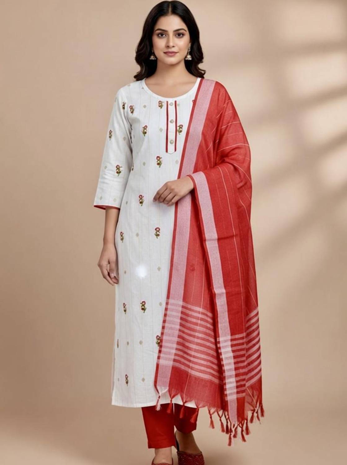 adan enterprises Women Kurti Pant Dupatta Set