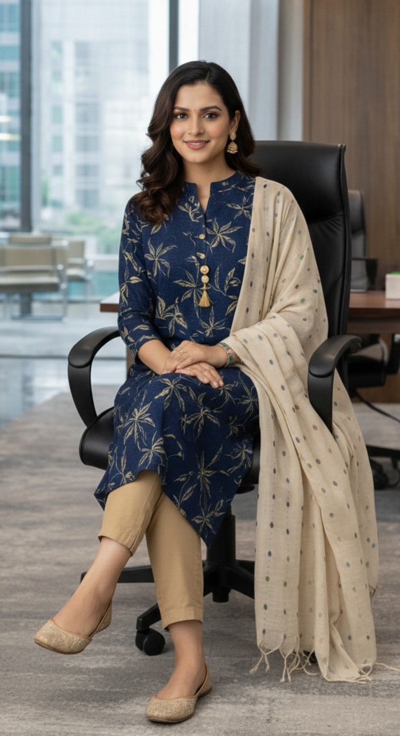 Image of sagun Women Kurta Pant Dupatta Set