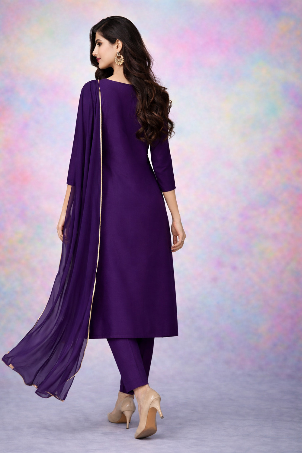 Image of Kaswya Women Kurta Churidar Dupatta Set