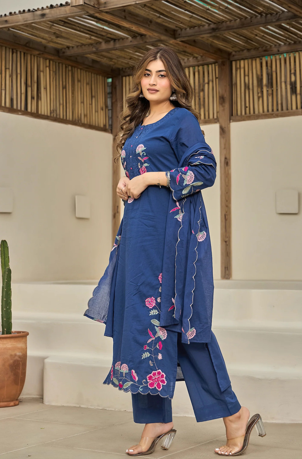 Image of Surora Ethnic Wear Women Kurta Pant Dupatta Set