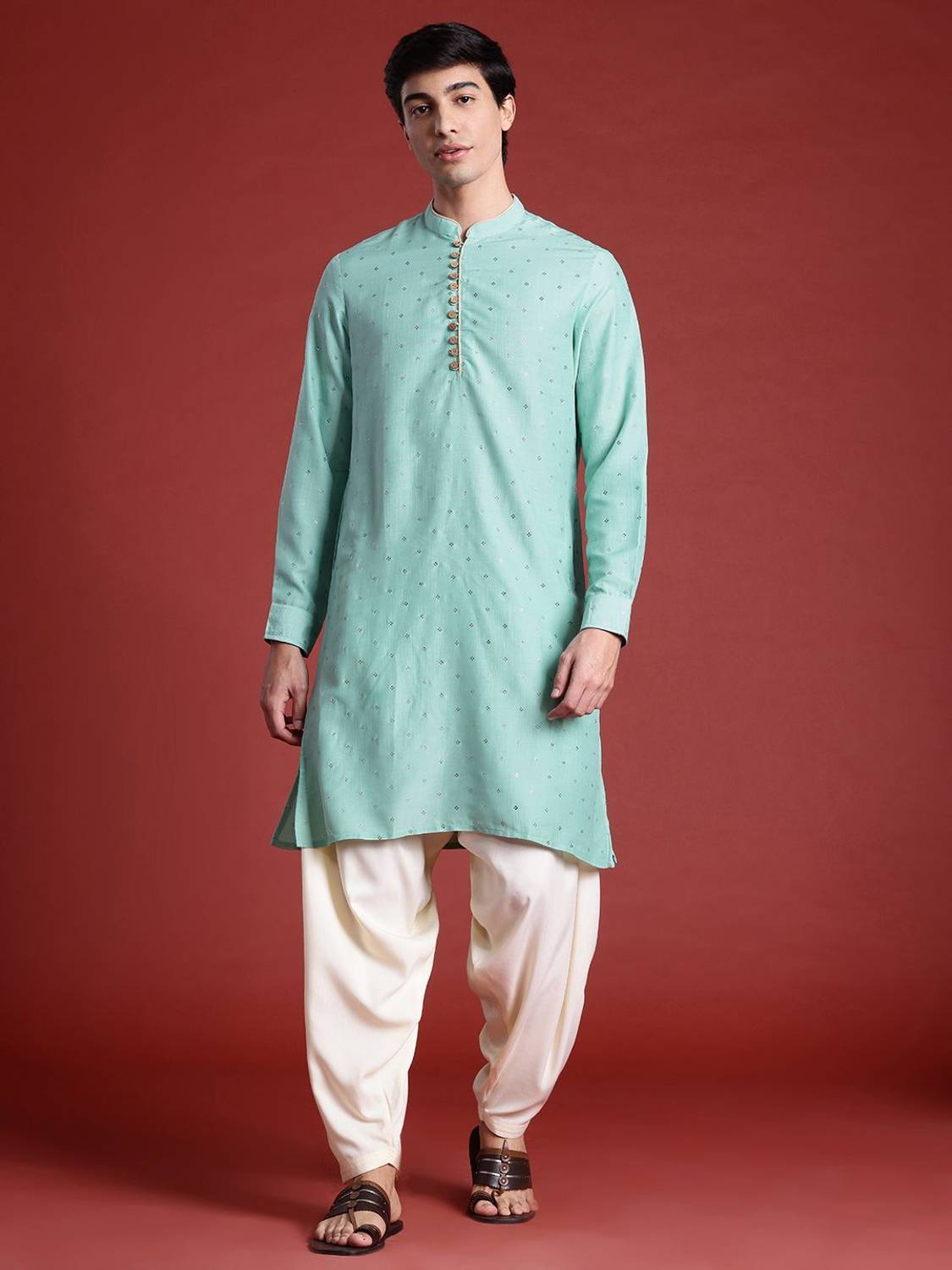 ANOUK Men Kurta Dhoti Pant Set