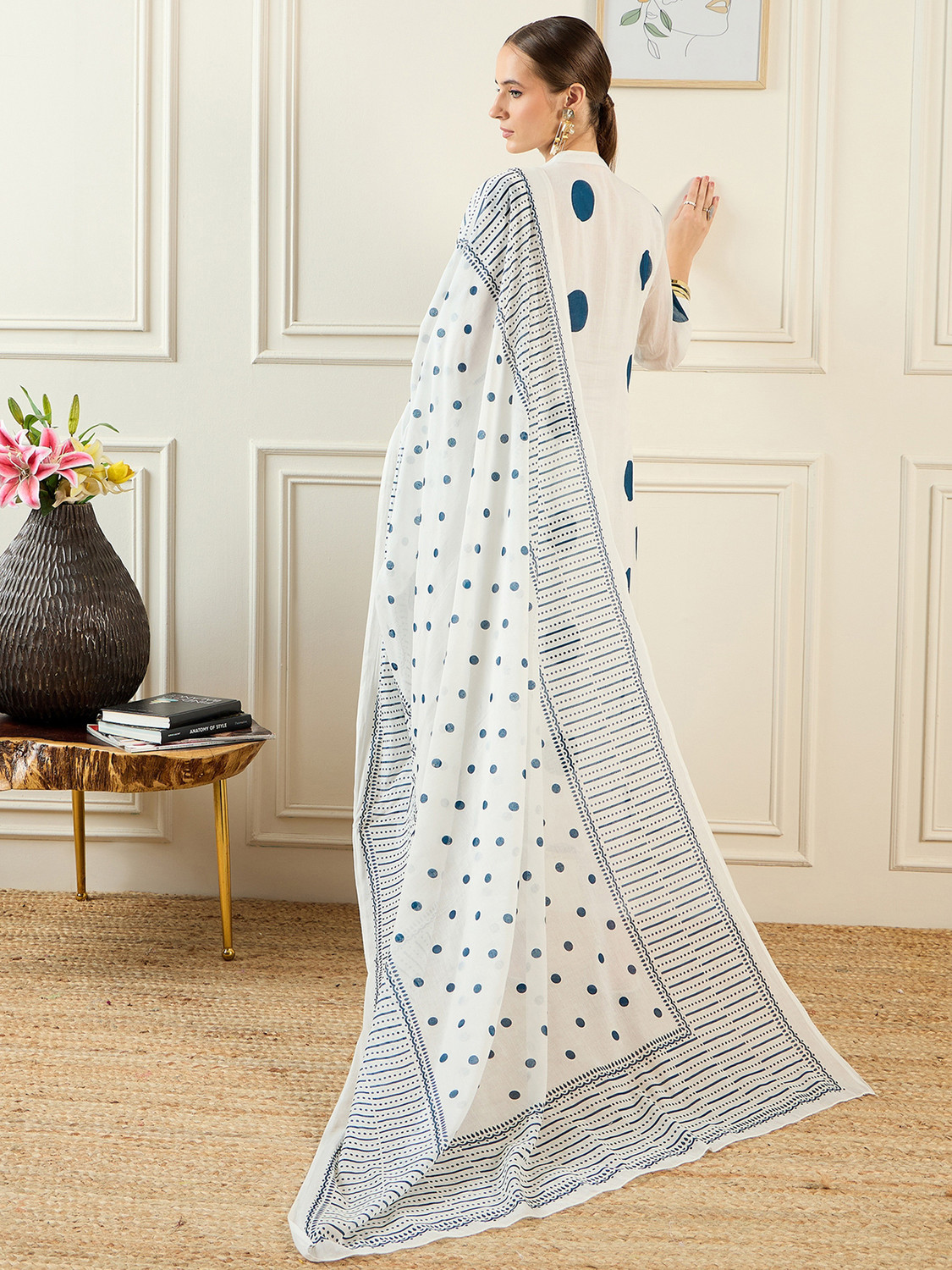 Image of Indo Era Women Kurta Pant Dupatta Set