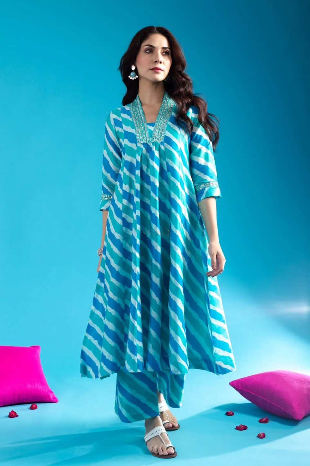 Image of MAS Women Kurti Pant Set