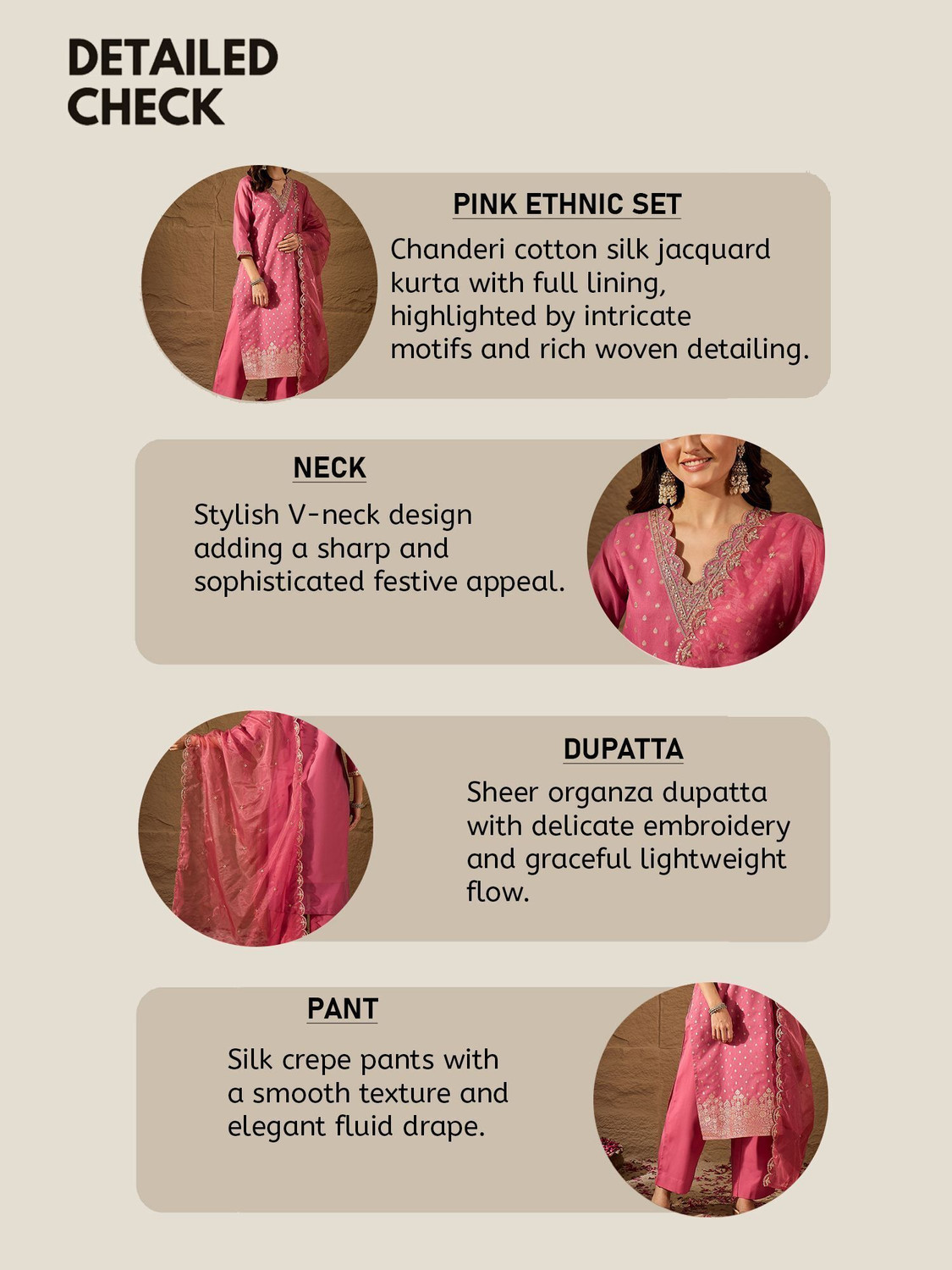 Image of AVANSHEE Women Kurta Pant Dupatta Set