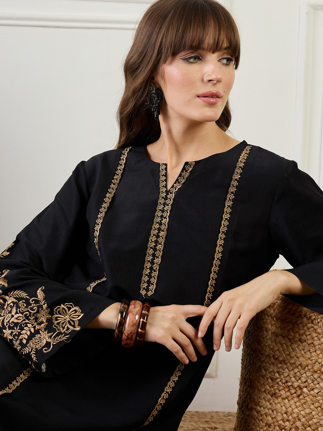 Image of Indo Era Women Kurta Pant Set