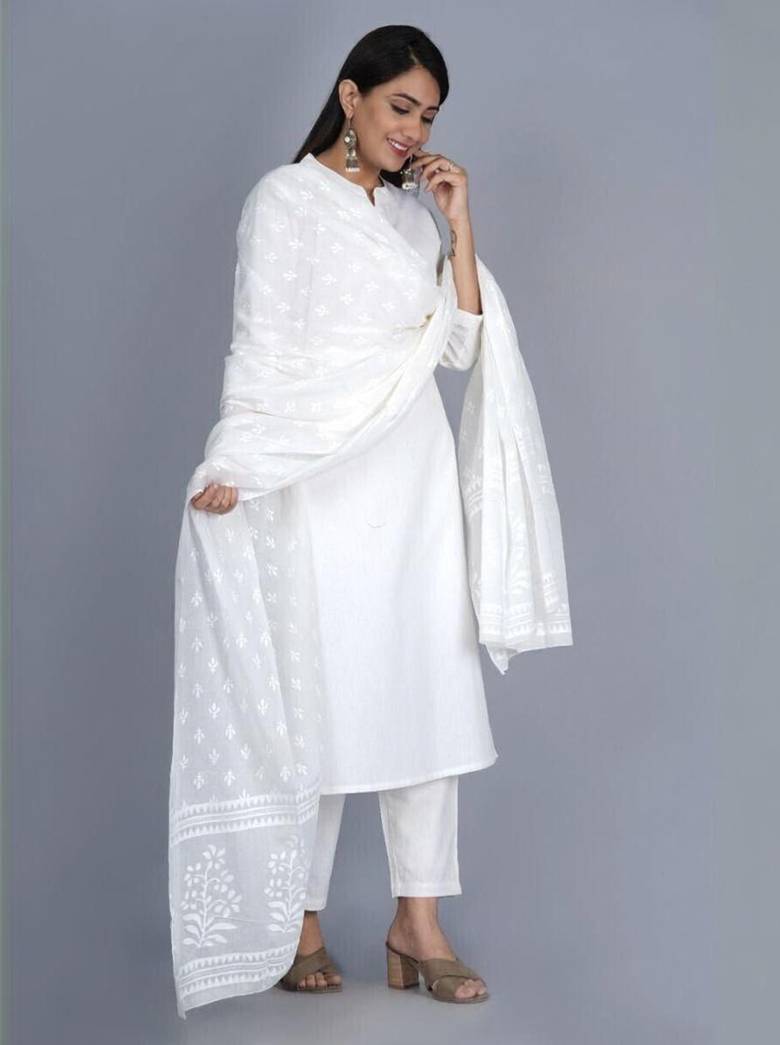 Image of Rajputana Camisa Women Kurta Pant Set