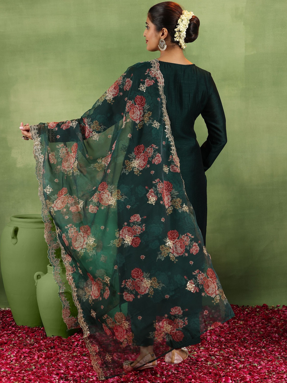 Image of LIBAS Women Kurta Pant Dupatta Set