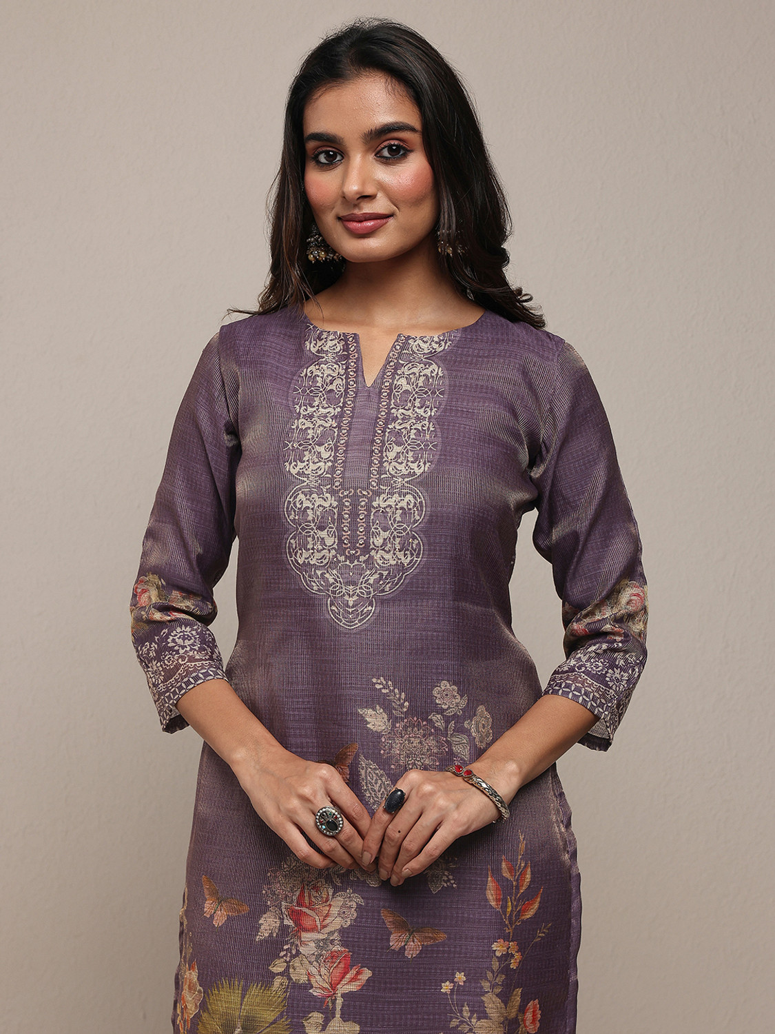 Image of LIBAS Women Kurta Pant Dupatta Set