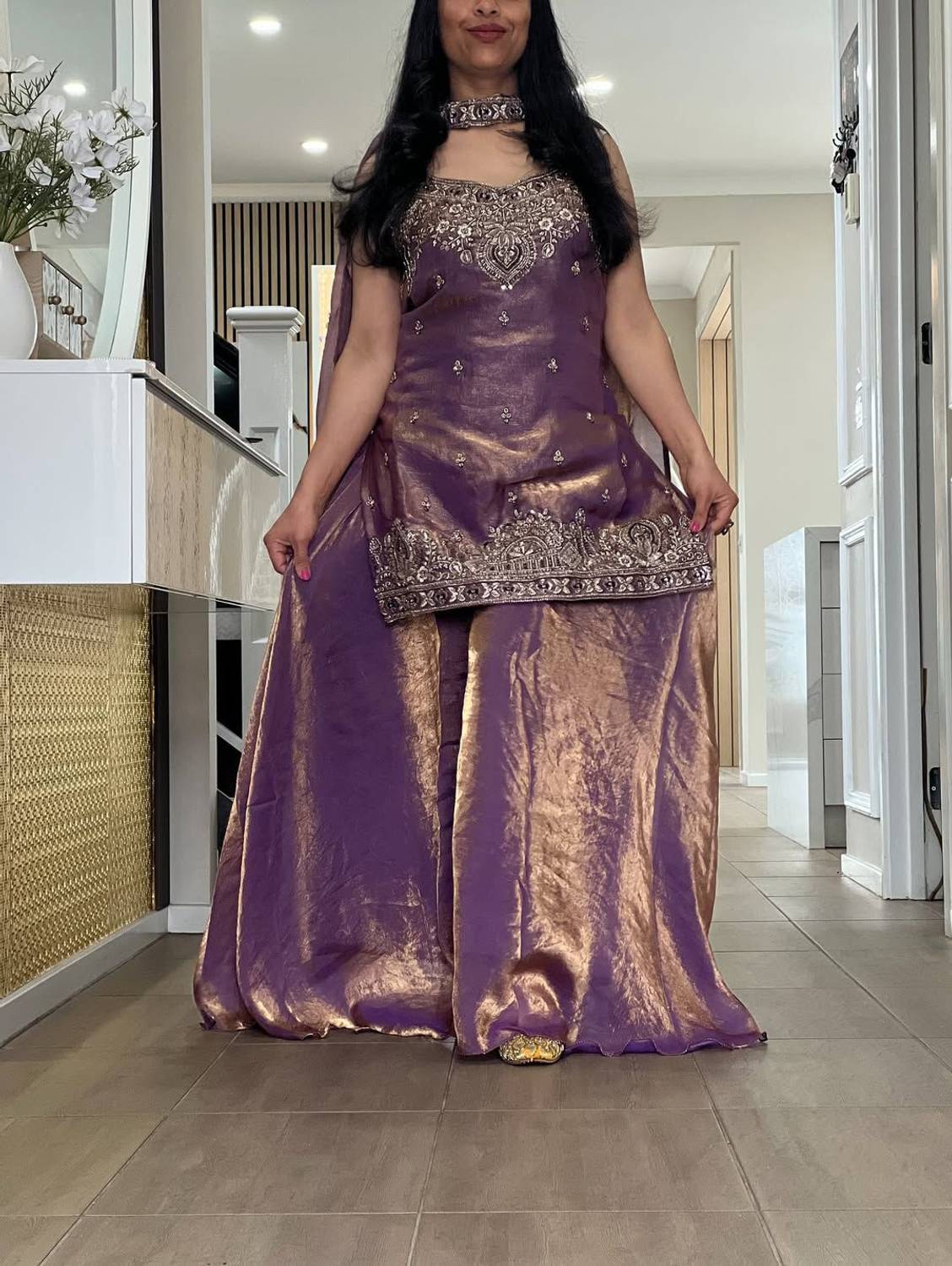 NOORBYNIDHI Women Kurta Palazzo Dupatta Set - Image 2