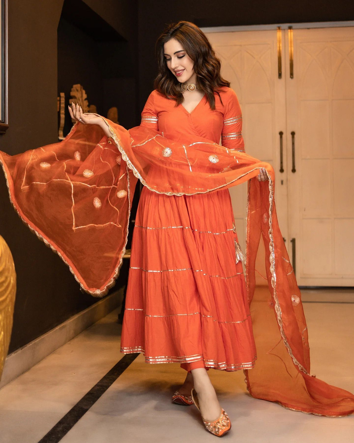 Image of The Style Story Women Kurta Pyjama Dupatta Set
