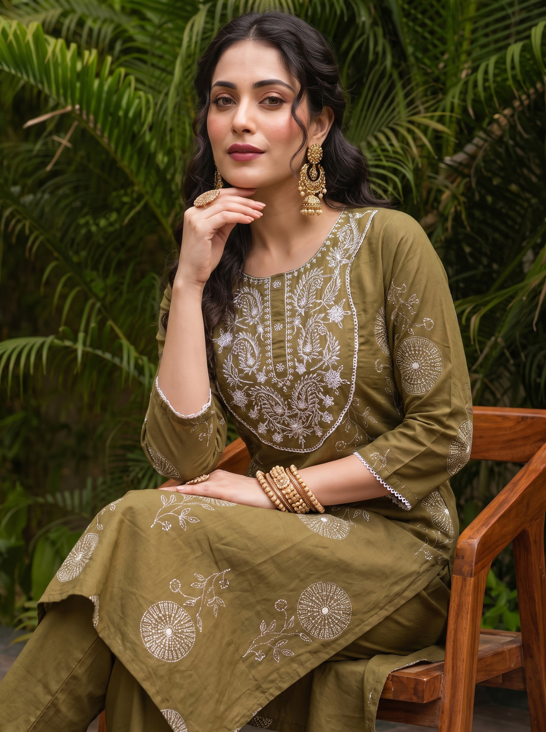Image of KJFAB Women Kurta Pant Set