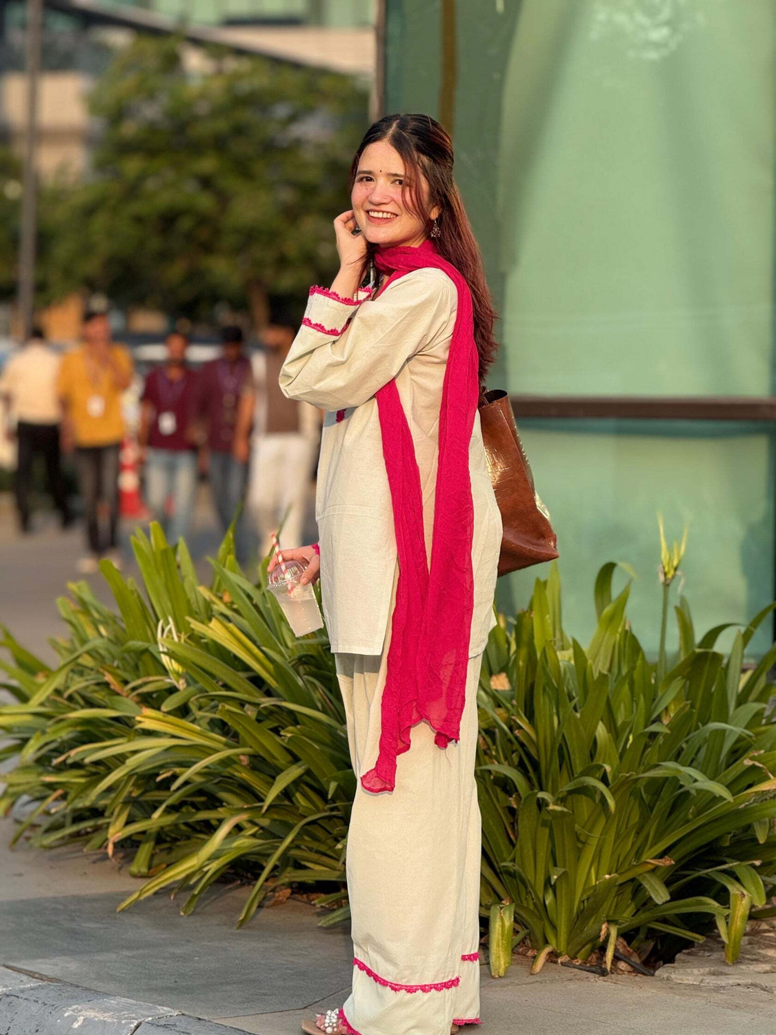Image of Gosriki Women Kurti Salwar Dupatta Set