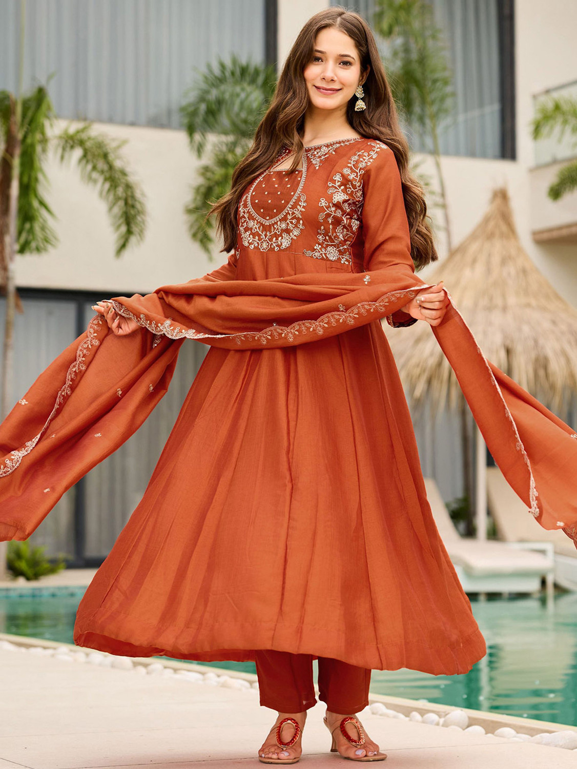 Image of Creeper Women Kurta Pant Dupatta Set