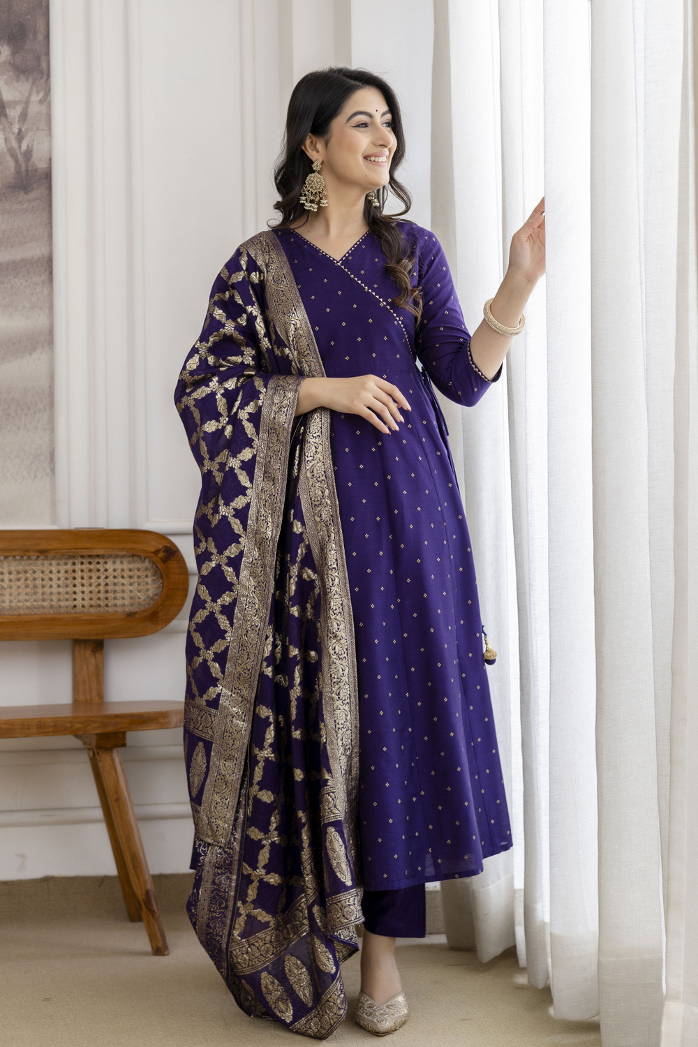 Image of berrylicious Women Kurta Pant Dupatta Set
