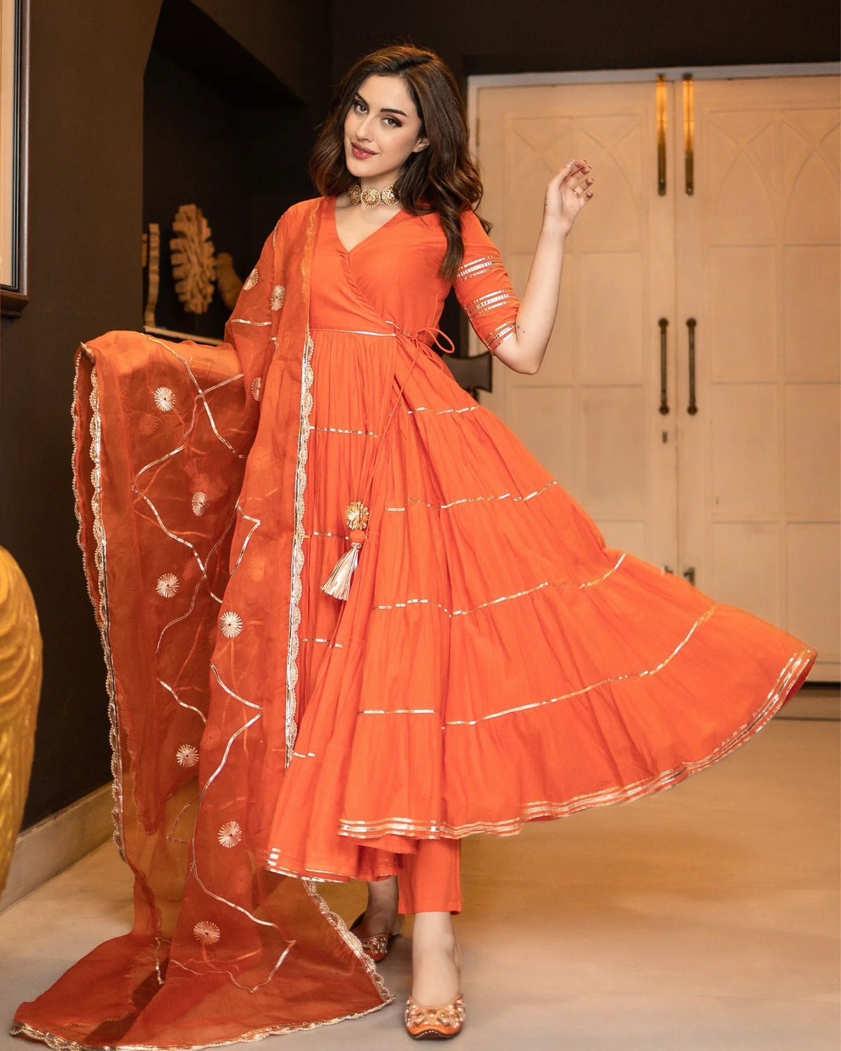 Image of The Style Story Women Kurta Pyjama Dupatta Set