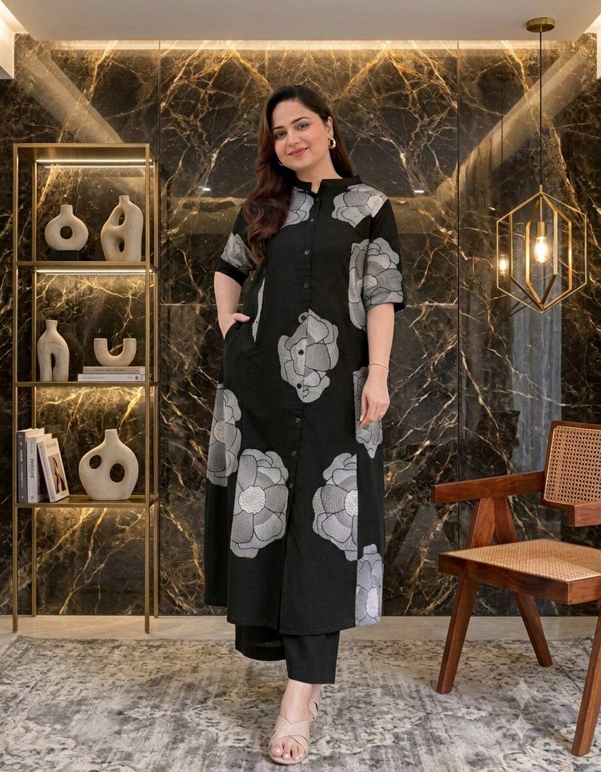 Divastri Women Kurta Palazzo Set - Image 3