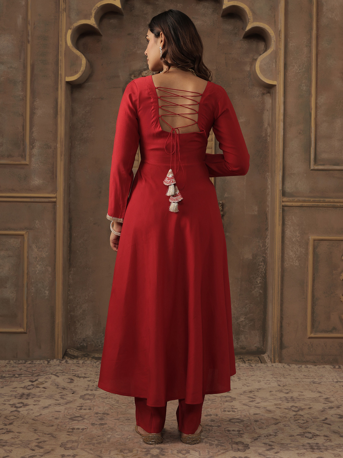 Image of Indo Era Women Kurta Pant Dupatta Set