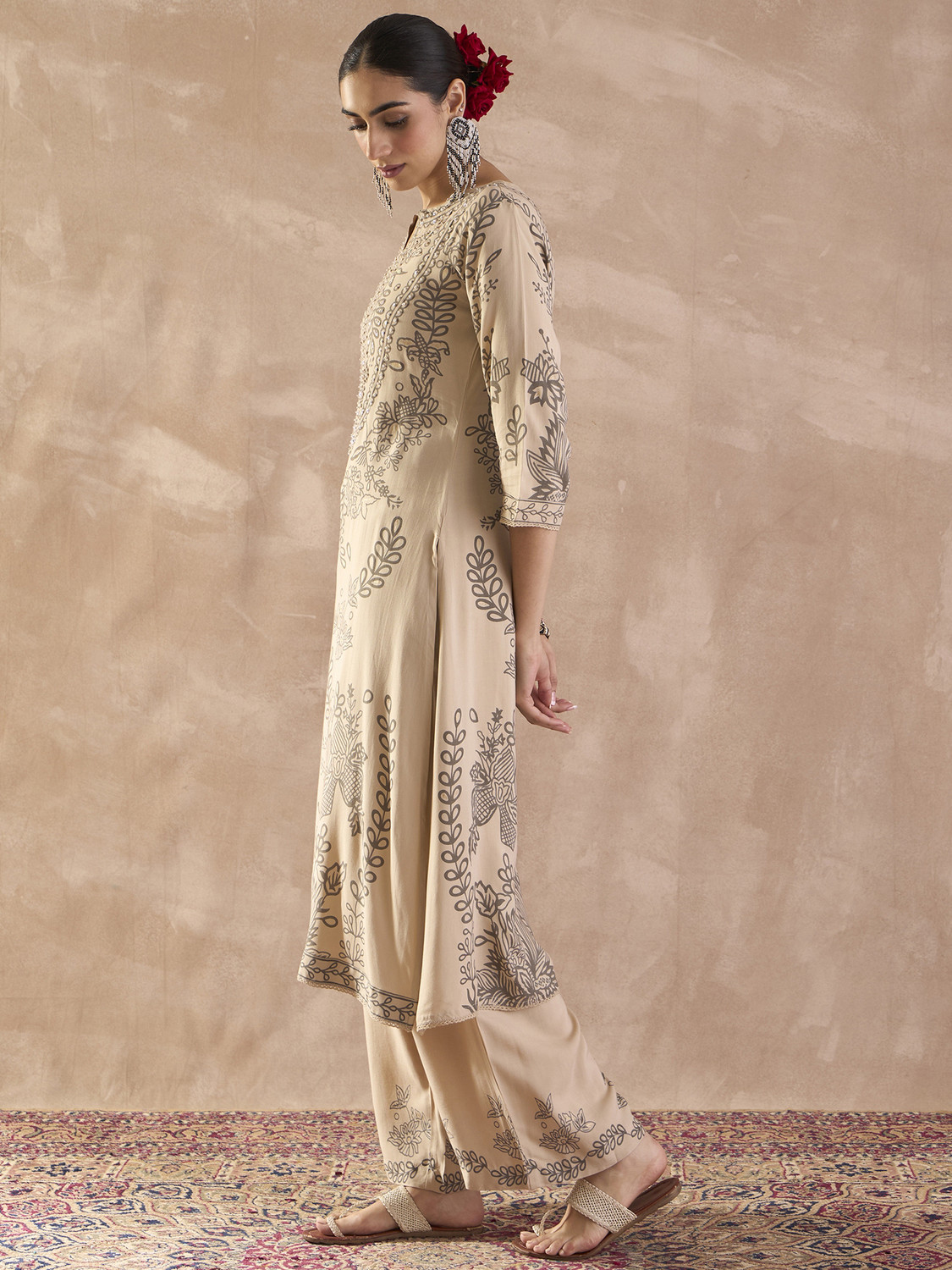 Image of Indo Era Women Kurta Pant Set
