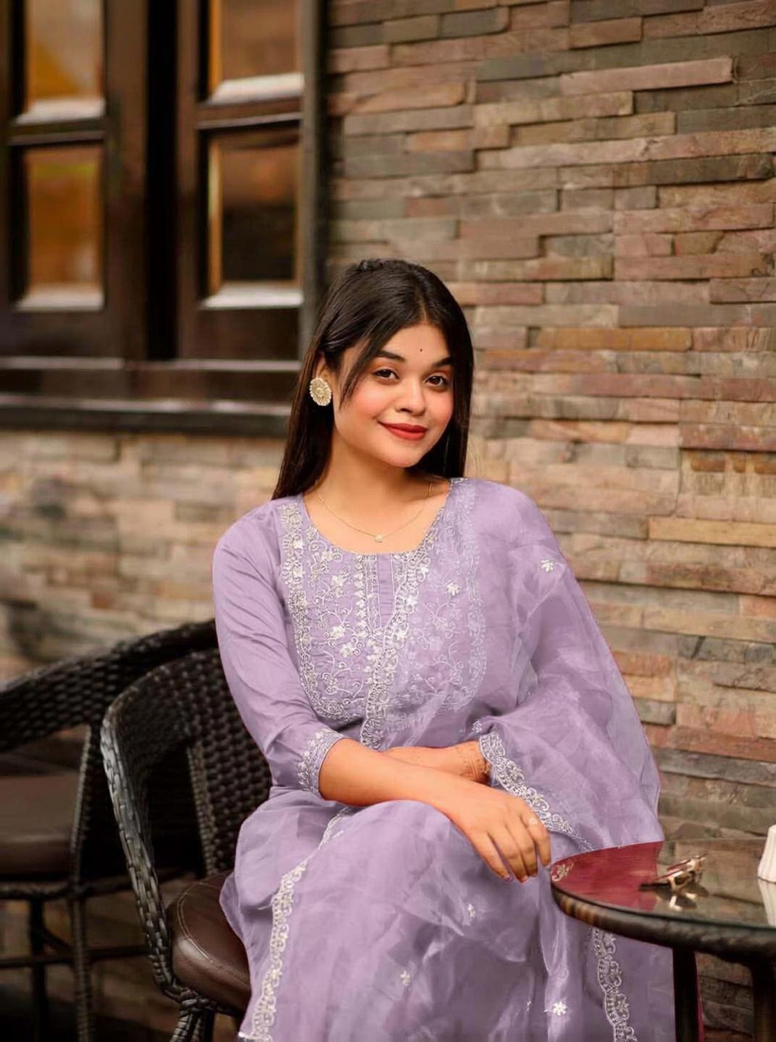 Image of ONIYURI Women Kurti Pant Dupatta Set