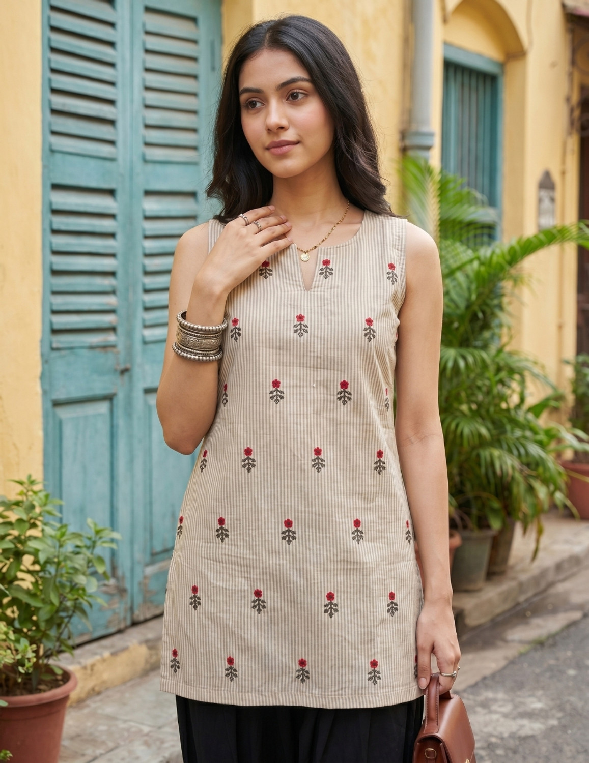 Image of Youthnic Women Kurti Salwar Set