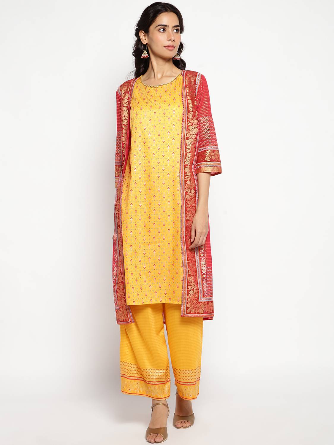 Aurelia Women Kurta Palazzo Set