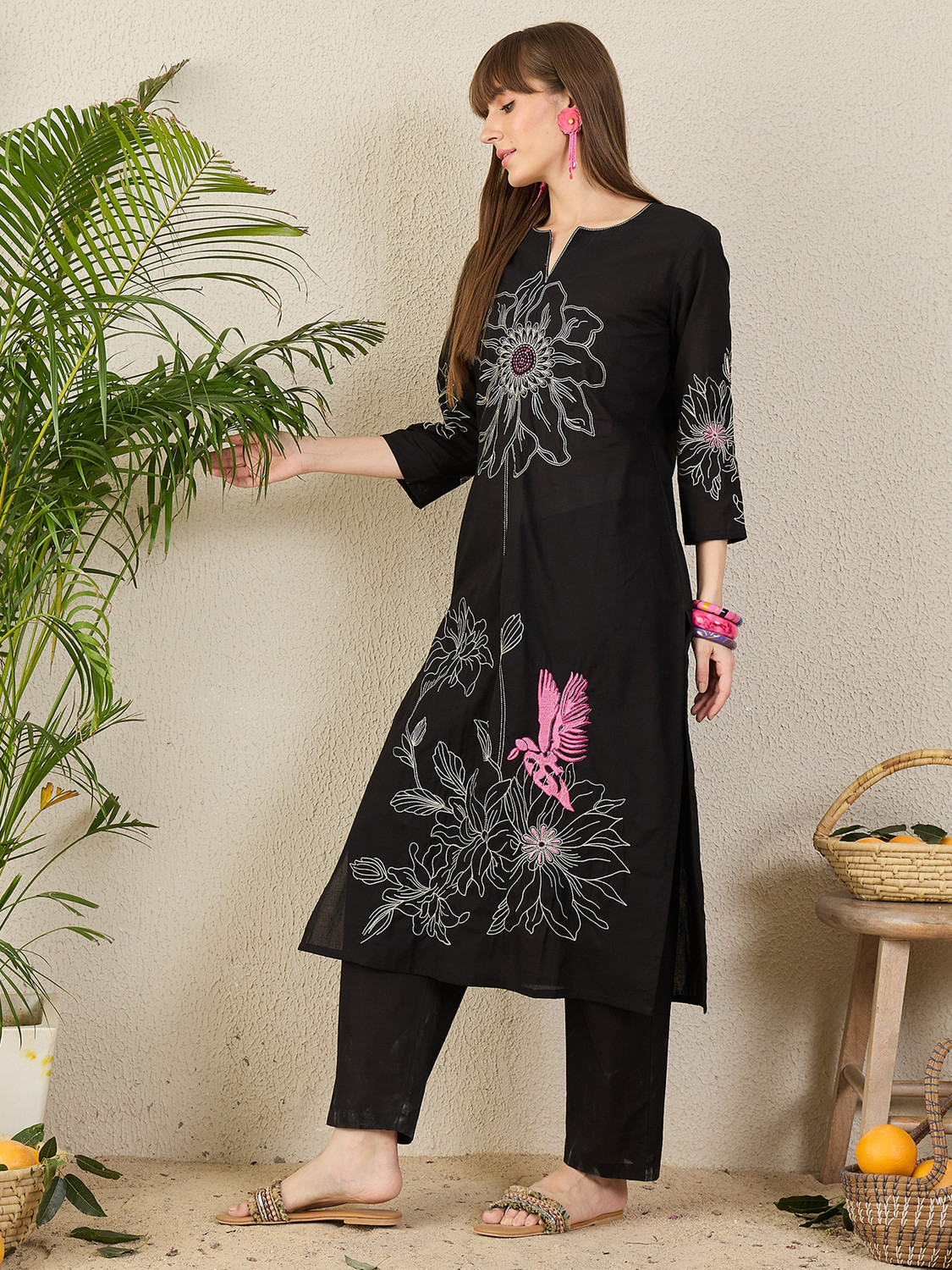Image of Indo Era Women Kurta Pant Set