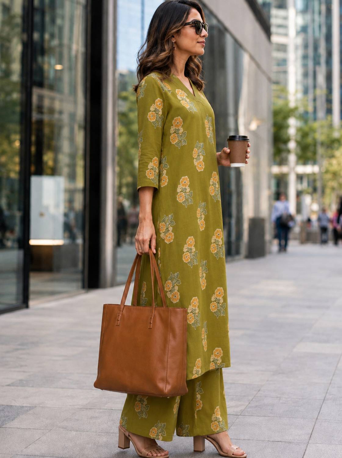 TRANAV Women Kurta Pant Set - Image 3