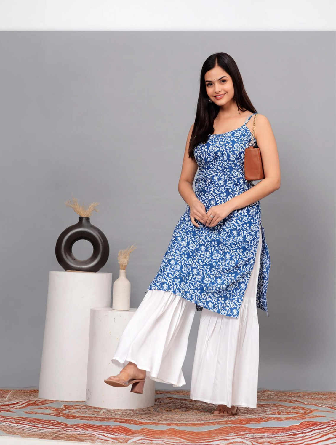 Image of KALADISH Women Kurta Sharara Set