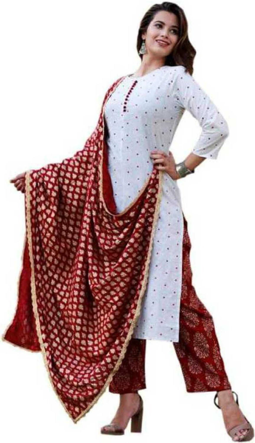 Image of CZUB Women Kurta Palazzo Set
