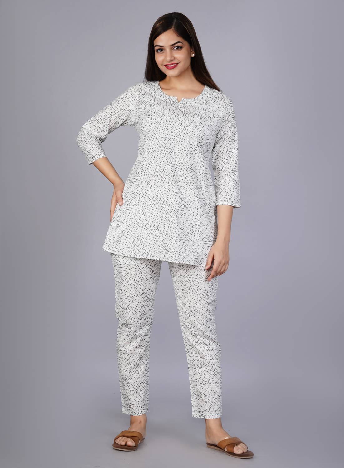 ANJAYA Women Kurta Pant Set