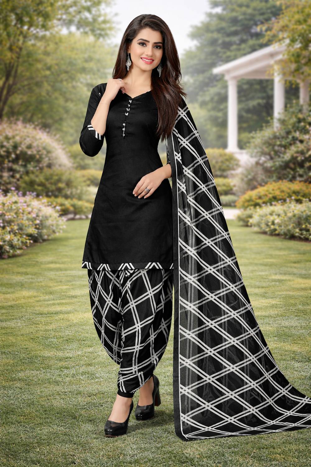 VihaanExim Women Kurta Patiala Dupatta Set