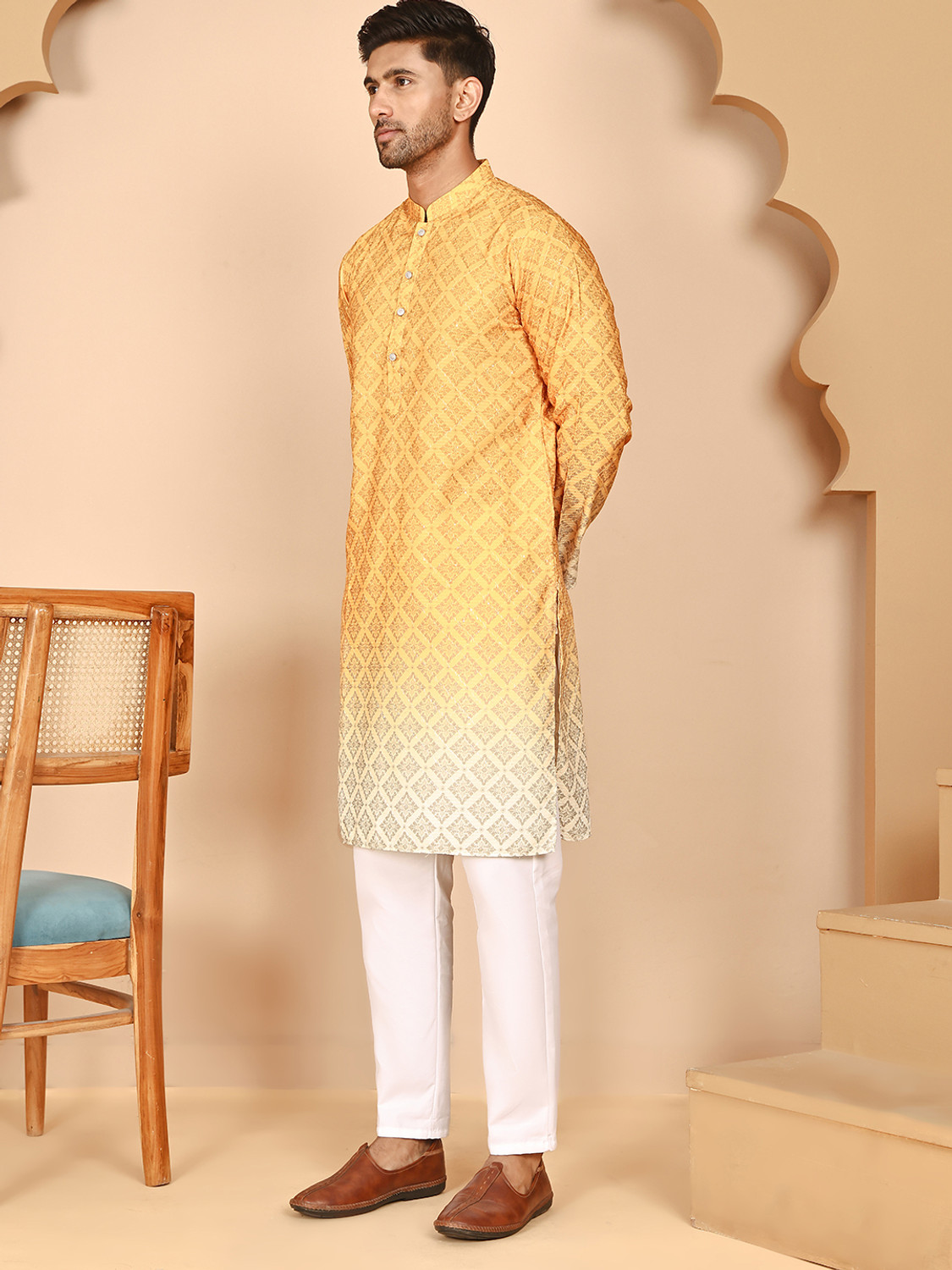 Image of Jompers Men Kurta Pyjama Set