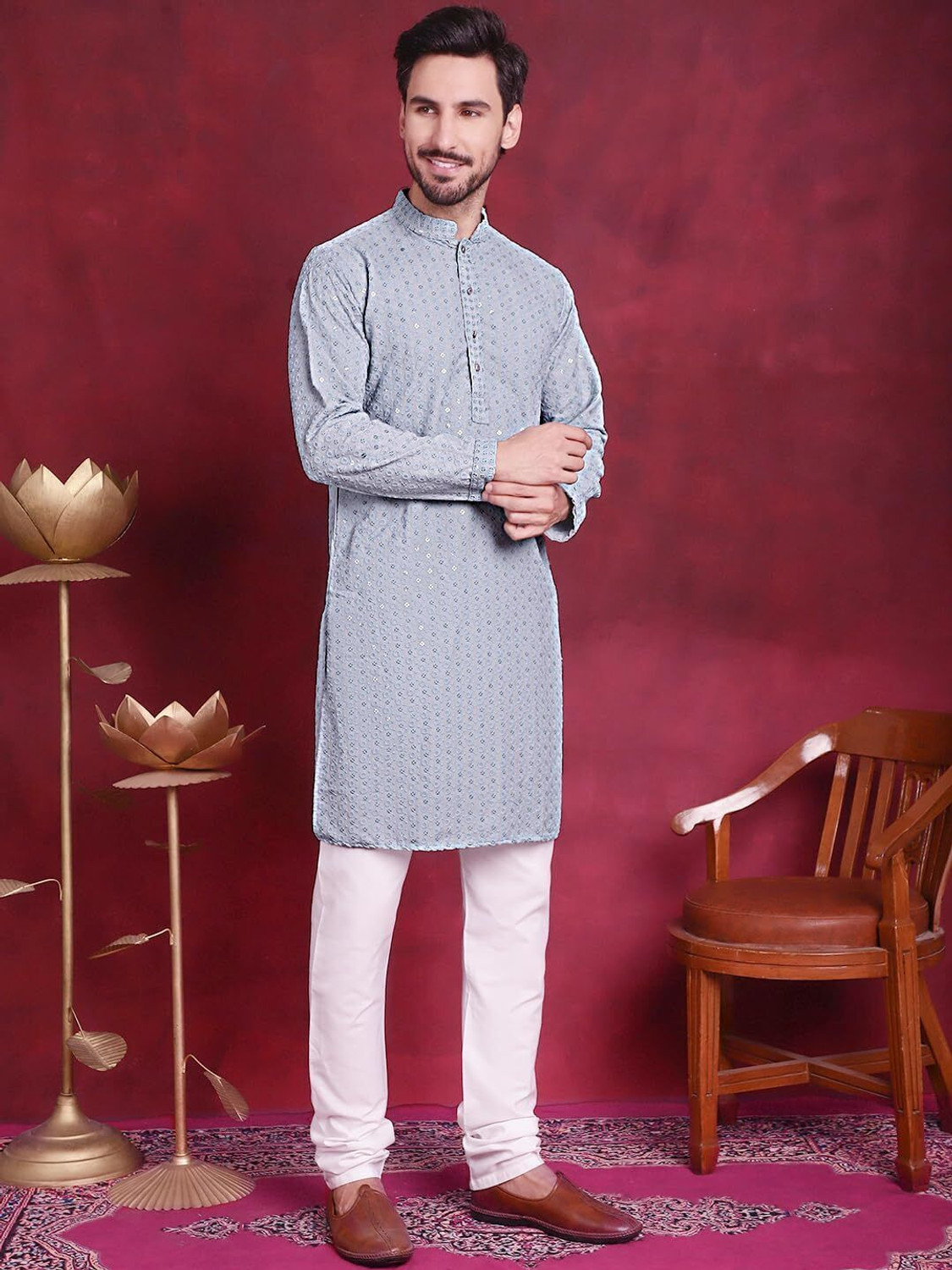 Image of Almora Men Kurta Pyjama Set