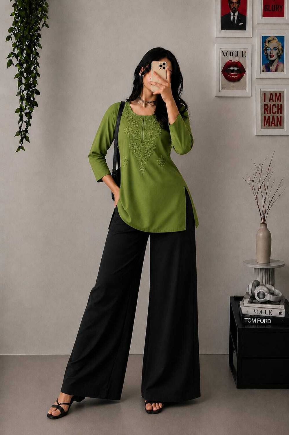 THE ZAYRANG Women Kurta Palazzo Set - Image 1