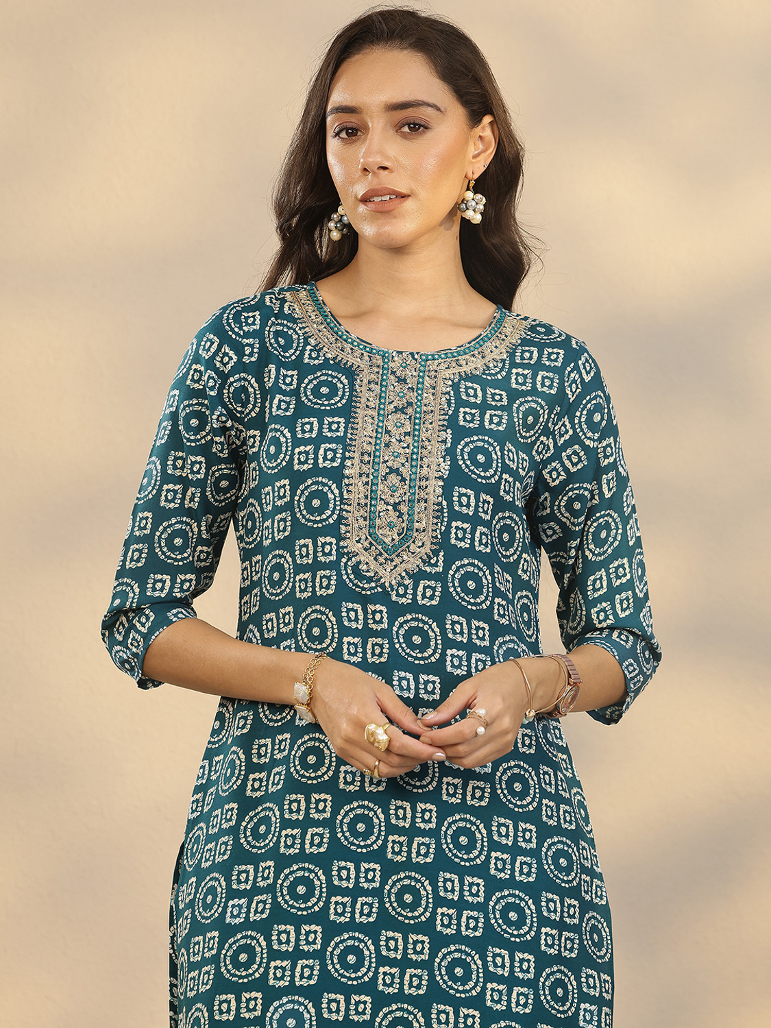 Image of LIBAS Women Kurta Pant Dupatta Set
