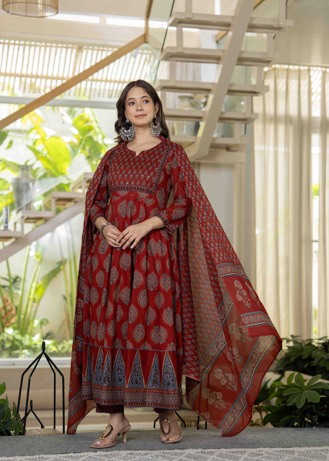 Image of Jaimini Women Kurta Pant Dupatta Set