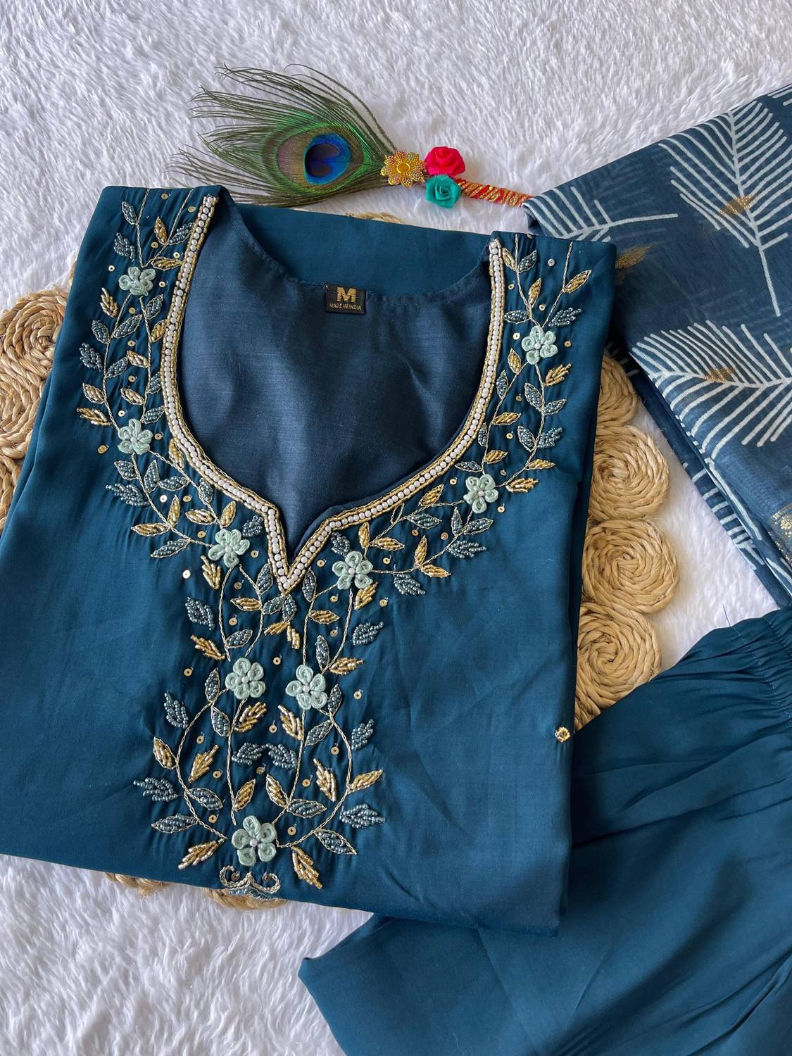 RAJLAXMI Women Kurti Palazzo Dupatta Set - Image 2