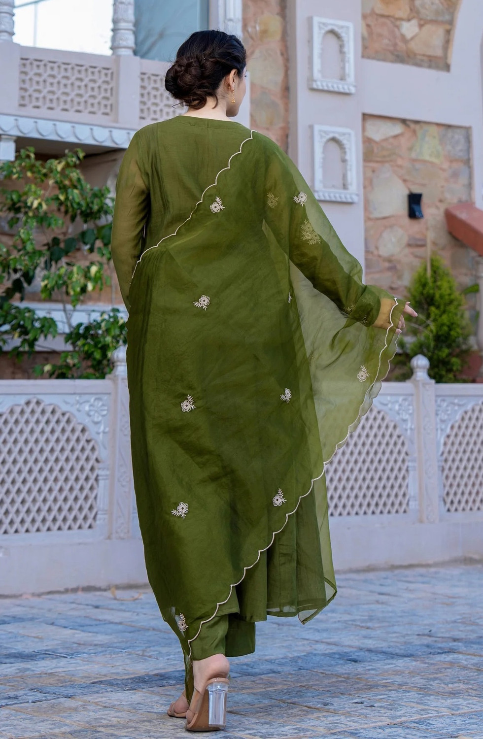 Image of Klosia Women Kurta Pant Dupatta Set