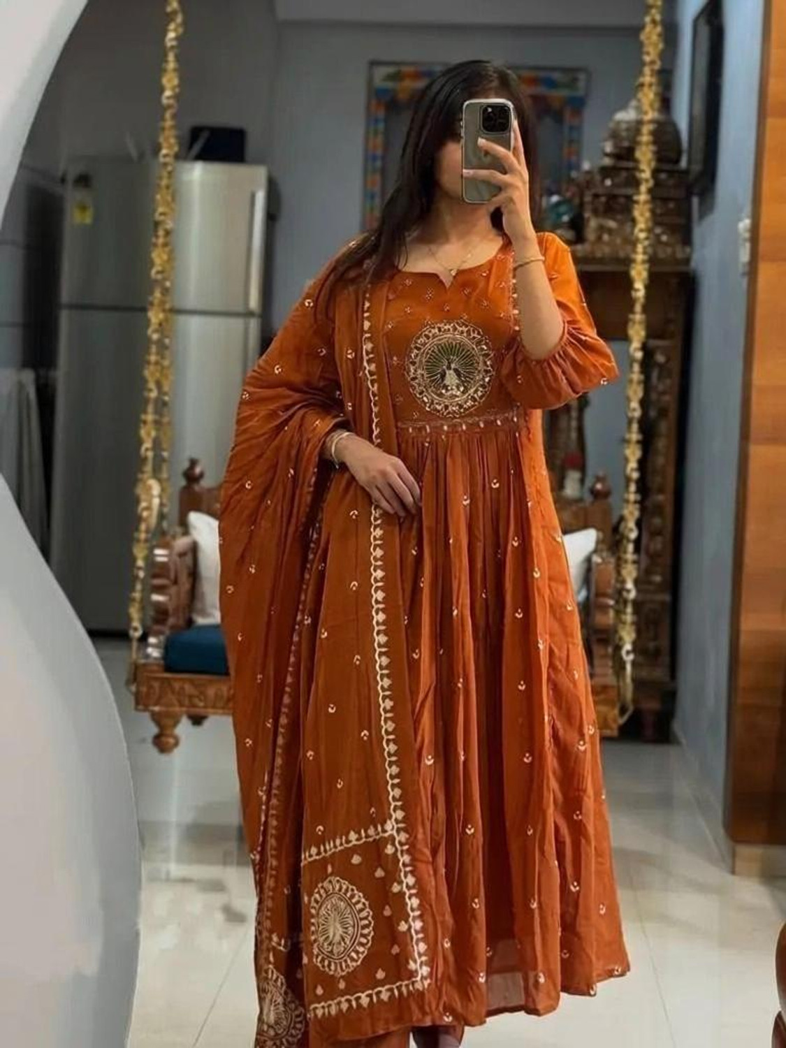 Image of Divastri Women Kurta Pant Dupatta Set