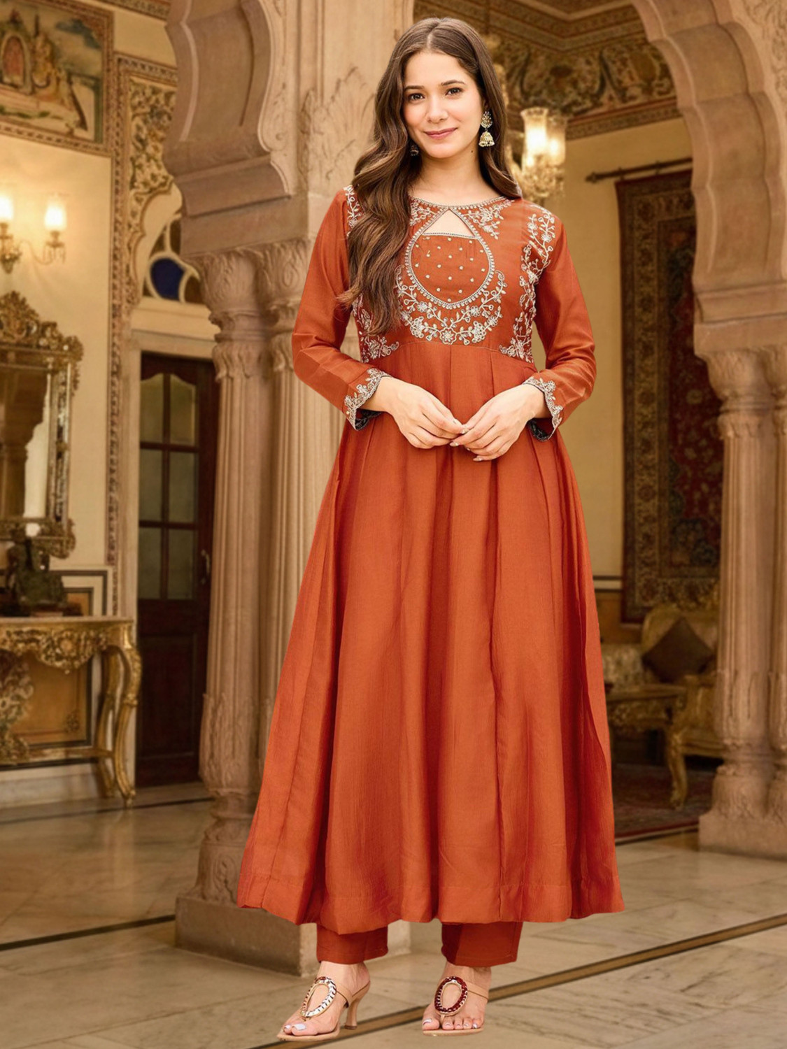 Image of Royal Export Women Kurta Pant Dupatta Set