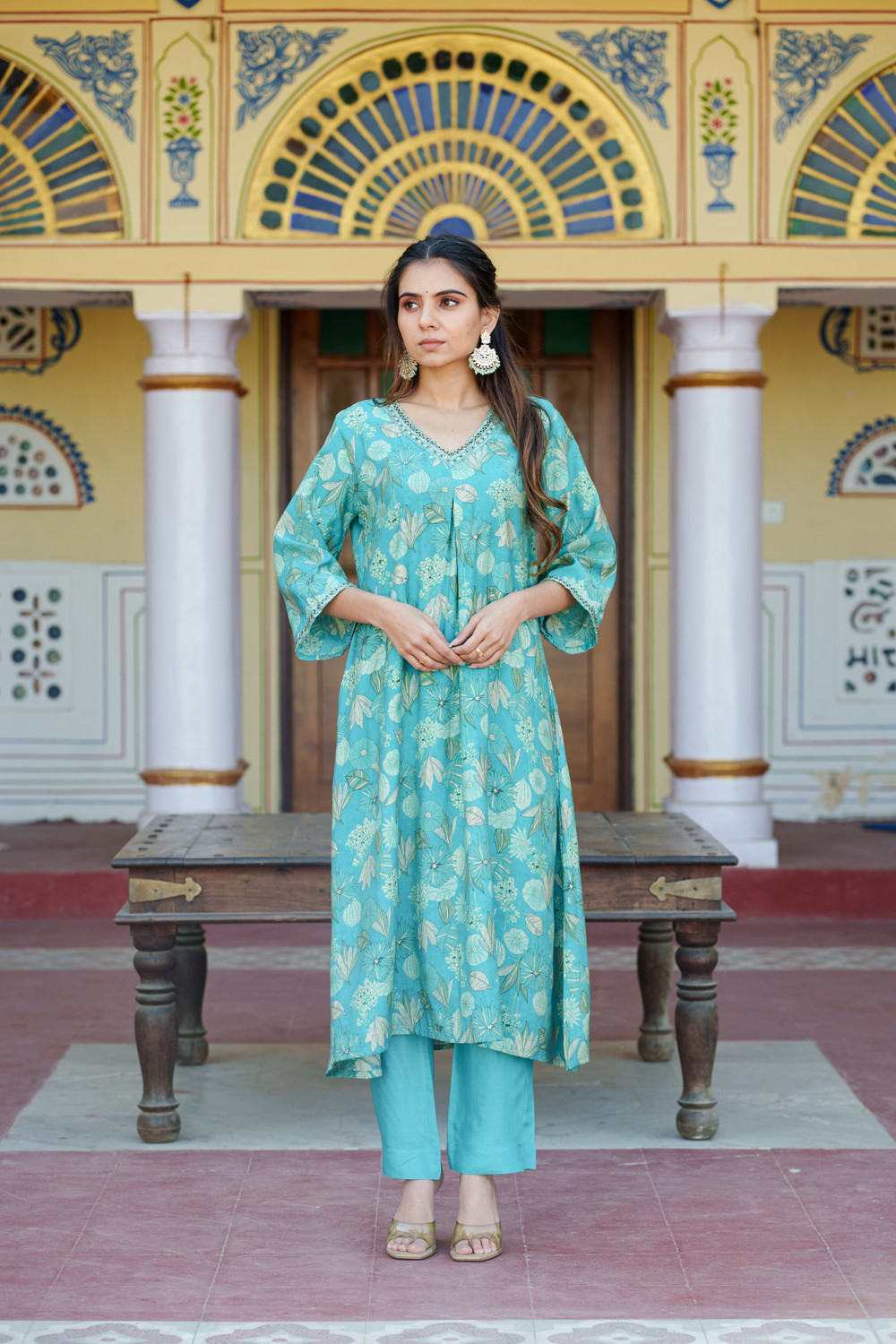 Image of VAASVA JAIPUR Women Kurta Pant Set