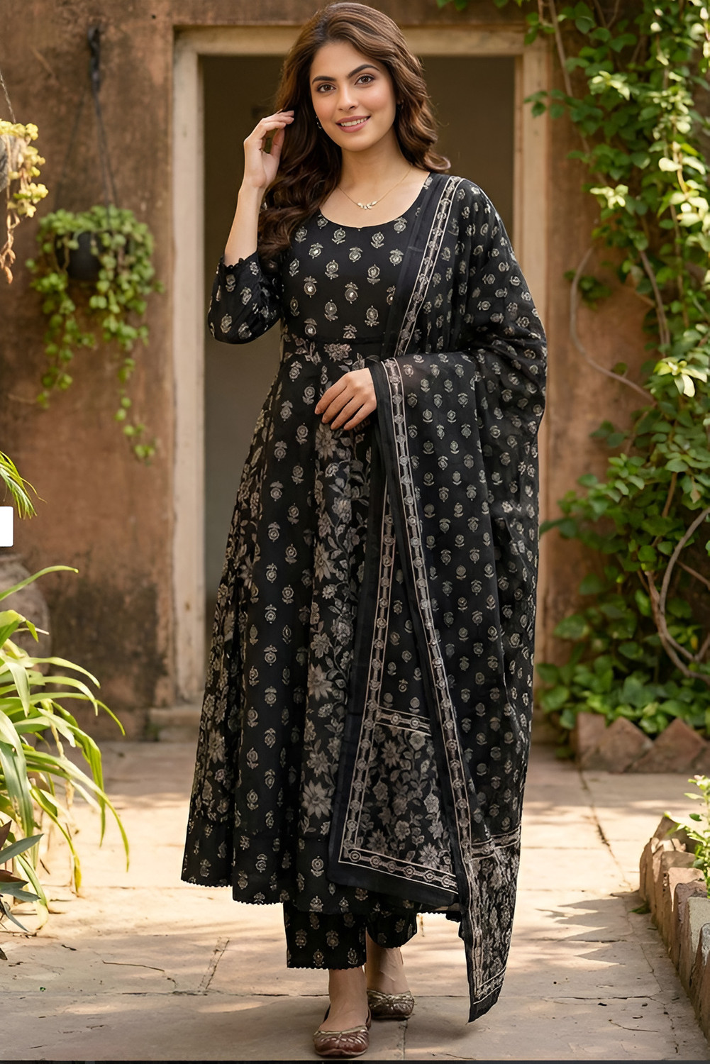 Image of Pingaksh Women Kurti Pant Dupatta Set