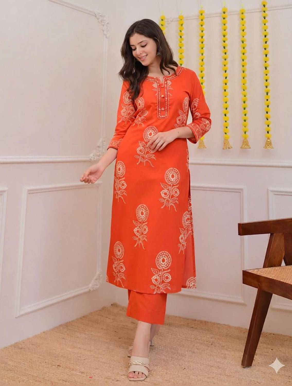 Aanganedit Women Kurta Pant Set
