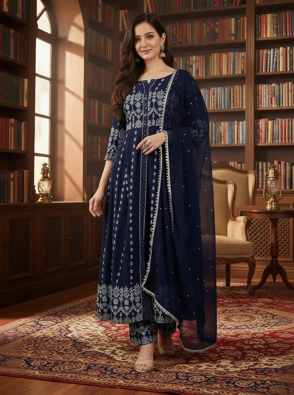 Badrika Women Kurta Pant Dupatta Set