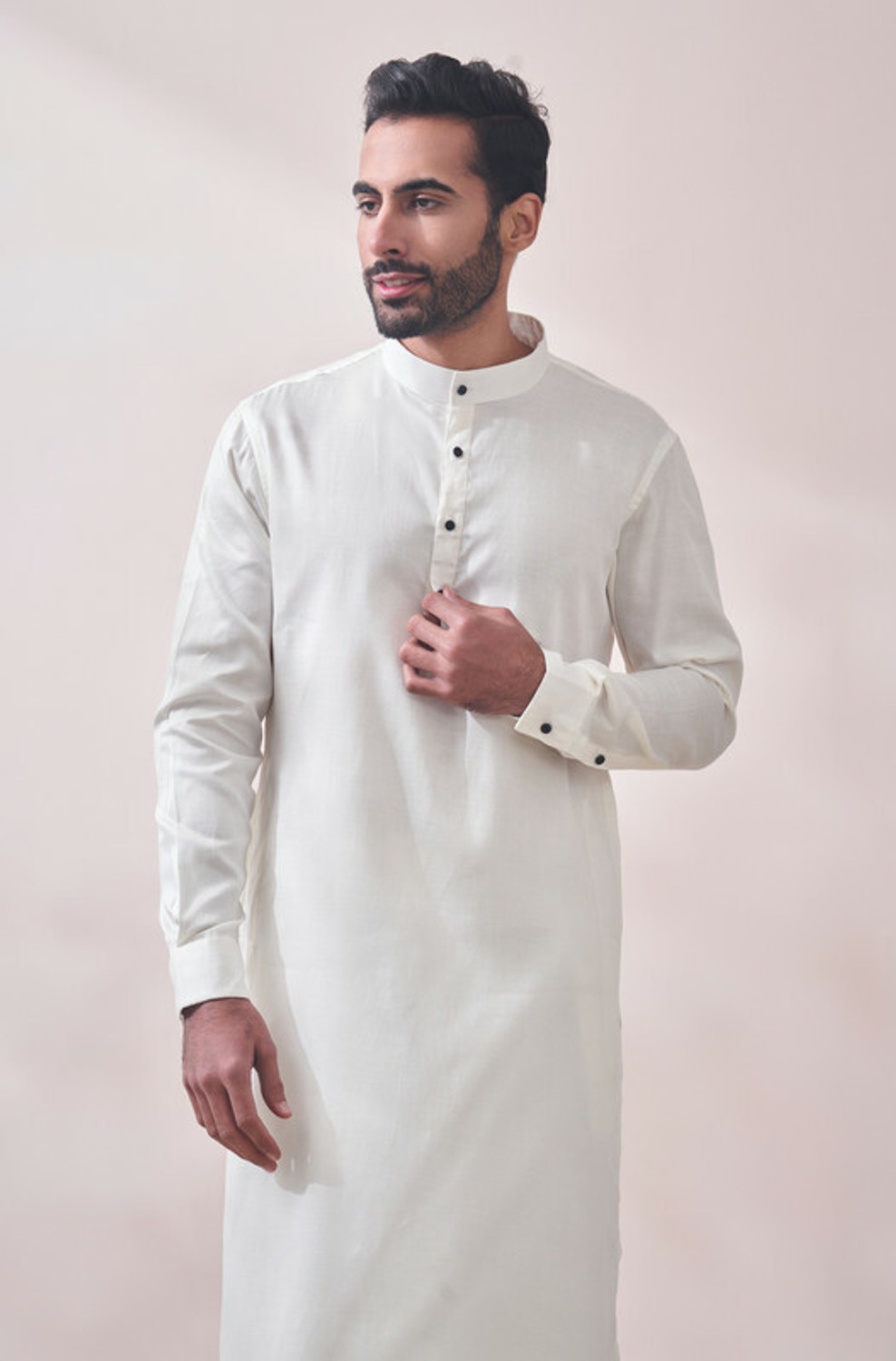 Image of MANYAVAR Men Kurta Pyjama Set