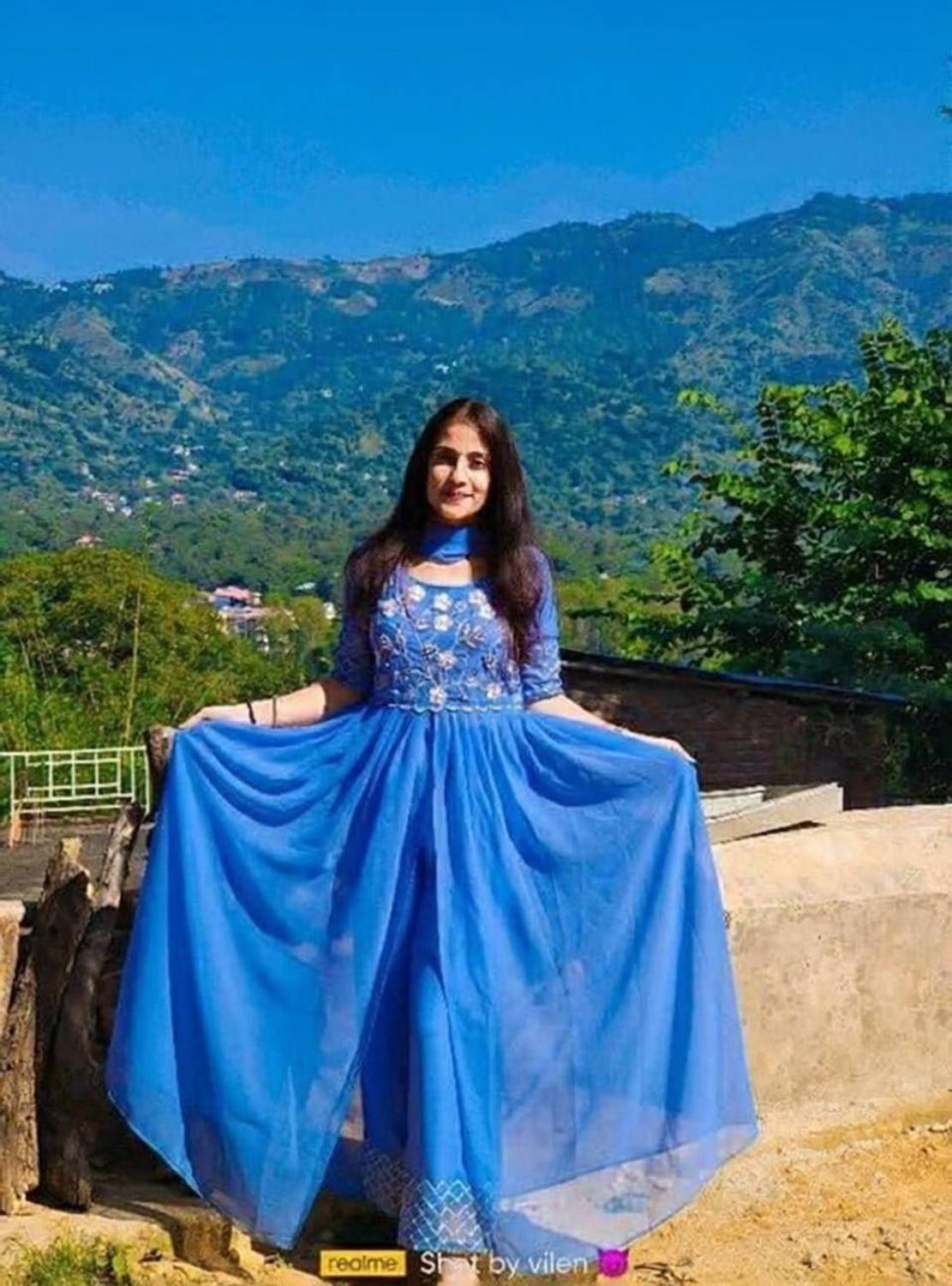 AMALAK Women Kurta Palazzo Dupatta Set