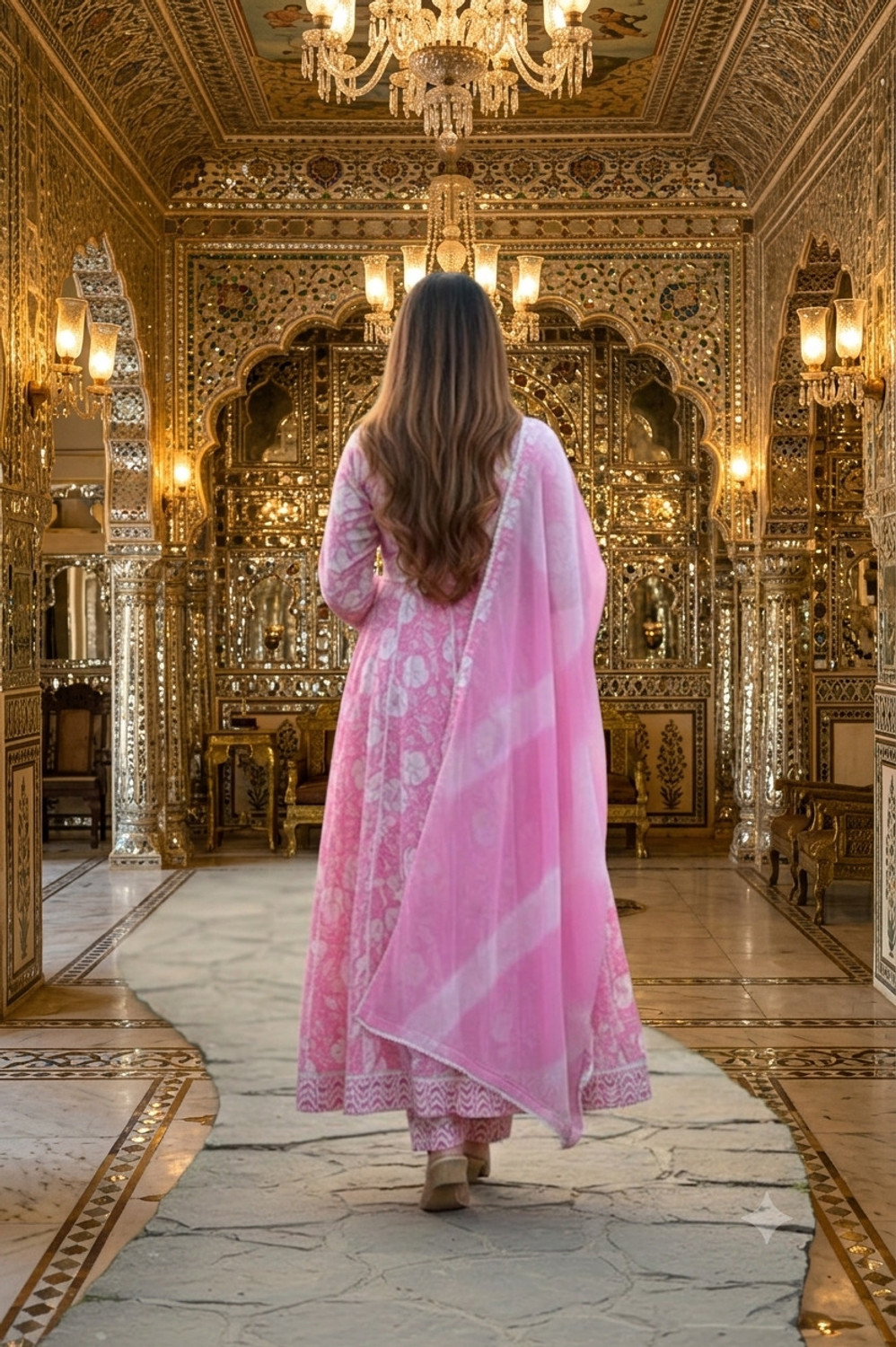 Image of Divastri Women Kurta Pant Dupatta Set