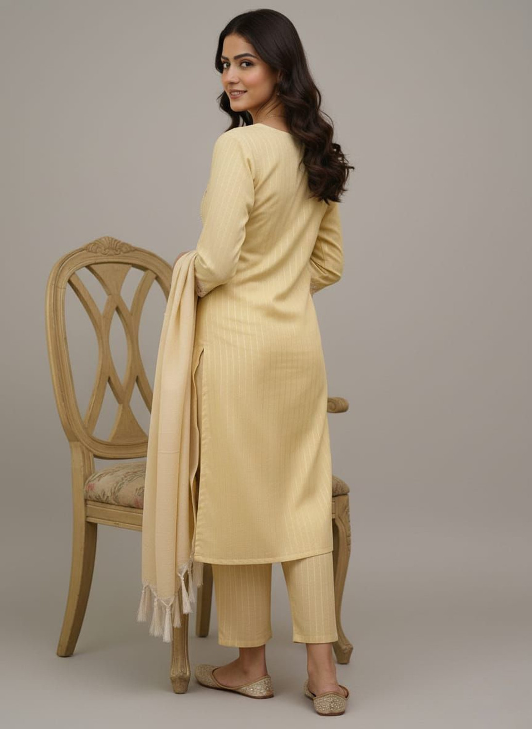 Image of Edeltraud collection Women Kurta Pant Dupatta Set