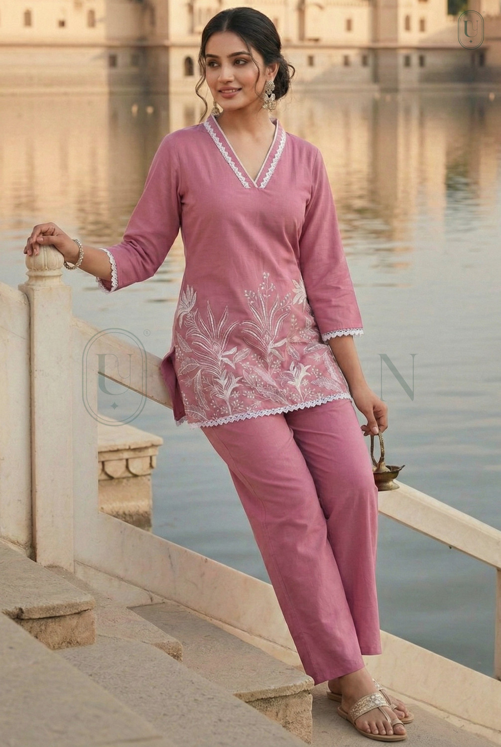 Image of mogal fashion Top Pant Co-ords Set